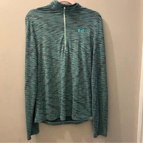 Under Armour Men's Seamless Half Zip Shirt - Picture 1 of 9